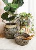 Natural boho-style basket 322177