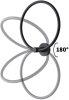 Bathroom hanger REA Black MIST 05