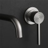 WALL MOUNTED BASIN FAUCET REA FOSTER BRUSH STEEL +BOX