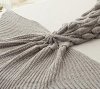 Blanket Mermaid Tail Grey