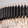 Chandelier Toolight APP1058-CP Gold Black Crystal E14 9-light points