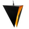 Pendant Lamp TOOLIGHT APP254-3CP Geometric Black Triple Triangles 3-light points E27 17,5x70x25cm