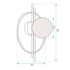Wall Light Toolight APP1436-W E27 gold
