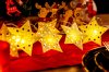 Christmas tree lights LED paper stars CD008