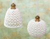 Pendant Lamp TOOLIGHT APP1006-1CP White U 1-light point E27 16,5x16,5x65,5-105,5cm