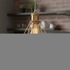Pendant Lamp TOOLIGHT 392197 Diamond Gold 1-light point E27 20x20x25cm