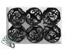 Christmas tree baubles 6 pc KL-21X25