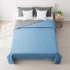 bedspread quilted Diamante L.Grey / Blue