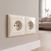 Toolight Double Socket Frame Oste Jnh014-2f Beige