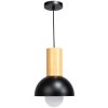 Pendant Lamp TOOLIGHT APP1083-1CP Black Brown E27 1-light point