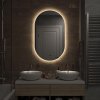 Bathroom LED Mirror REA EGG 50x90 cm
