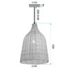 LAMP BOHO APP1646-1CP BEIGE