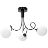 Chandelier Toolight APP1154-3CP Black Metal Glass Balls G9 3-light points