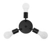 Ceiling Lamp Chandelier TOOLIGHT APP701-3C Triangle Metal Black 3-light points E27 20x20x8Cm