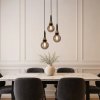 Pendant Lamp TOOLIGHT APP1125 Balls Metal - Glass Black - Gold E14 1-light point