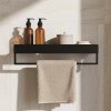 Bathroom Shelf Sf01 60Cm Black Matt
