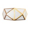 Ceiling Lamp Chandelier TOOLIGHT APP1238 Aluminium - Plastic White - Gold E27 3-light points