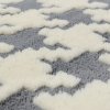 PLUSH CARPET CLOVER PEPITKA GREY 1.40*2.00