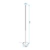 Floor Lamp Living Room Toolight LED APP1415-F Black