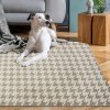 PLUSH CARPET CLOVER PEPITKA BEIGE 1.20*1.70