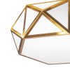 Ceiling Lamp Chandelier TOOLIGHT APP1238 Aluminium - Plastic White - Gold E27 3-light points