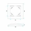 Toolight Single Socket Frame Oste Jnh013-1f White