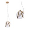 Pendant Lamp TOOLIGHT APP1089-1CP Gold Transparent Ball 1-light point E27 14x14x16-106cm