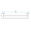 Bathroom hanger BLACK ERLO 02