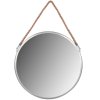 Mirror with Strap REA KLMH-0410S-1 40cm Silver