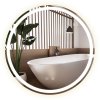 Bathroom LED Mirror REA BAS 90cm