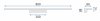 Wall lamp APP841-1W FLAT 80cm CHROM