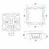 Toolight Single Switch Oste Jnh006-w Grey