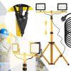 Construction LED halogen lamp on a stand RSL005-2x50N