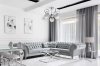 Chandelier Toolight APP636-5C Crystal Metal Leaf 5-light points E27 50x50x35cm