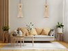 LAMP BOHO APP1637-1CP BEIGE