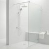 Shower Set Without Spout With Thermostat Rea Lungo White