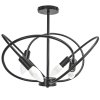Pendant Lamp TOOLIGHT APP1093-4C 4 Black 4-light points E14 60x60x36cm