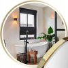 Bathroom LED Mirror REA MMJ 70cm Gold