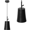 Pendant Lamp TOOLIGHT APP1034-1CP Black 1-light point E27 13x13x26,5-107cm