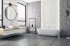 Bathroom Wall LED Light TOOLIGHT APP849-1W TOUR Black 60cm