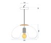 Lamp APP323-1CP GOLD