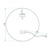 Bathroom LED Mirror REA FFJ 70cm