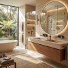 Concealed Washbasin Tap Rea Arcos Titanium