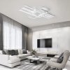 Ceiling LED Lamp Chandelier TOOLIGHT APP660 Modern White + Remote Control 3-light points 50x90Cm