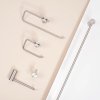 TOILET PAPER HOLDER REA 9711 PRISM BRUSH NICKEL