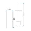 Rea Toilet Brush B106 Titan