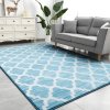 PLUSH CARPET CLOVER BLUE 1.40*2.00