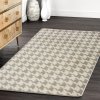 PLUSH CARPET CLOVER PEPITKA BEIGE 1.60*2.30