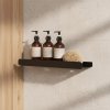 Bathroom Shelf Sf01 45Cm Black Matt