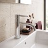 Rea Washbasin Faucet With Bidet Hand Shower Lungo Chrome 12X4X17Cm
